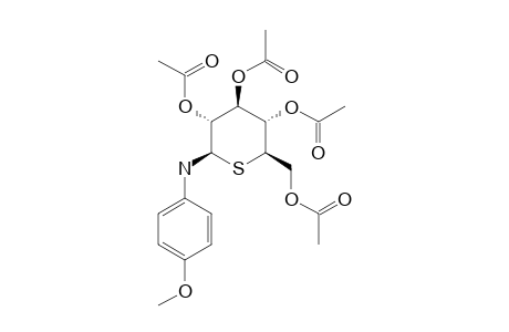 PARA-METHOXY-N-PHENYL-2,3,4,6-TETRA-O-ACETYL-BETA-5-THIO-D-GLUCOPYRANOSYLAMINE