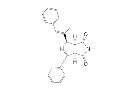 Pyrrolo[3,4-c]pyrrole-1,3(2H,3aH)-dione, 4,6a-dihydro-2-methyl-4-(1-methyl-2-phenylethenyl)-6-phenyl-, [3a.alpha.,4.beta.(E),6a.alpha.]-