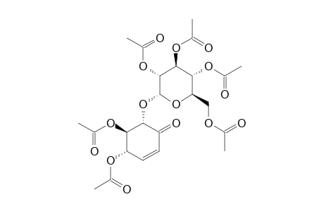 2L-2,4/3-3,4-DIACETYLOXY-2-(2,3,4,6-TETRA-O-ACETYL-ALPHA-D-GLUCOPYRANOSYLOXY)-CYCLOHEX-5-ENONE