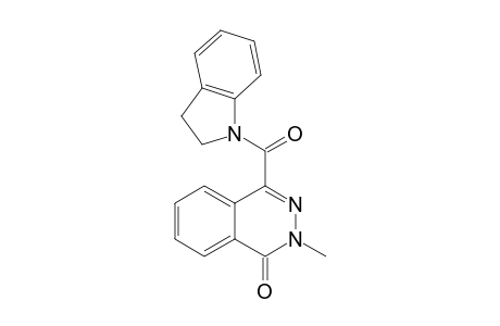 1(2H)-Phthalazinone, 4-[(2,3-dihydro-1H-indol-1-yl)carbonyl]-2-methyl-