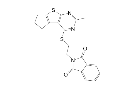 1H-isoindole-1,3(2H)-dione, 2-[2-[(6,7-dihydro-2-methyl-5H-cyclopenta[4,5]thieno[2,3-d]pyrimidin-4-yl)thio]ethyl]-
