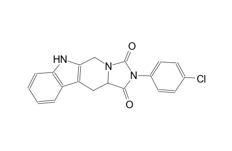 2-(4-chlorophenyl)-5,6,11,11a-tetrahydro-1H-imidazo[5',1':6,1]pyrido[3,4-b]indole-1,3(2H)-dione