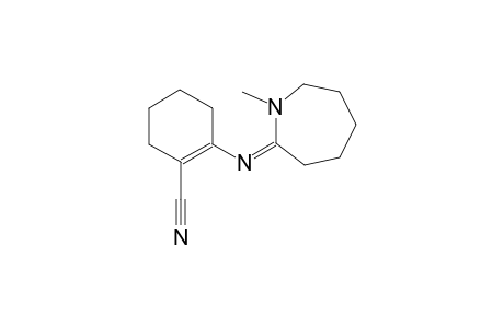 1-cyclohexene-1-carbonitrile, 2-[[(2Z)-hexahydro-1-methyl-2H-azepin-2-ylidene]amino]-