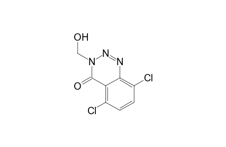 5,8-Dichloro-3-(hydroxymethyl)-1,2,3-benzotriazin-4(3H)-one