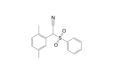 2-(2,5-dimethylphenyl)-2-(phenylsulfonyl)ethanenitrile