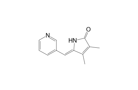 2H-Pyrrol-2-one, 1,5-dihydro-3,4-dimethyl-5-(3-pyridinylmethylene)-, (Z)-