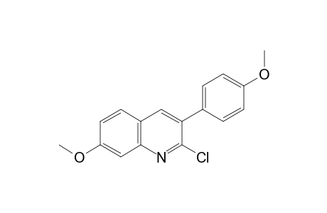 2-chloro-7-methoxy-3-(4-methoxyphenyl)quinoline