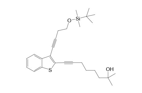 8-{3-[4-(tert-Butyldimethylsilyloxy)but-1-ynyl]benzo[b]-thiophen-2-yl}-2-methyloct-7-yn-2-ol