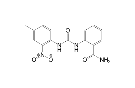 2-{[(4-methyl-2-nitroanilino)carbonyl]amino}benzamide