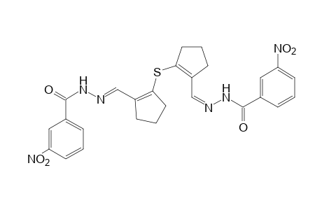 3-Nitro-N'-((2-(2-((2-(3-nitrobenzoyl)hydrazono)methyl)cyclopent-1-enylthio)cyclopent-1-enyl)methylene)benzohydrazide