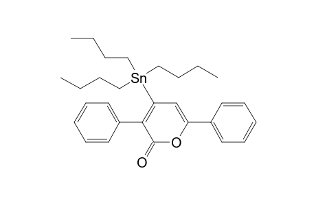 3,6-Diphenyl-4-tributylstannylpyran-2-one