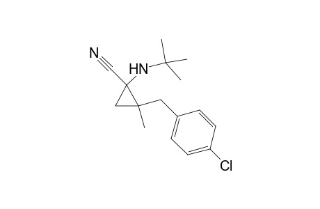 1-(t-Butylamino)-2-(4'-chlorobenzyl)-2-methylcycloproane-1-carbonitrile