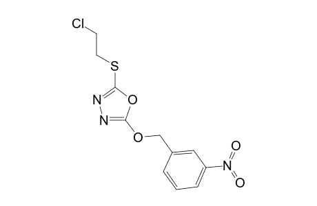 2-(2-Chloroethylthio)-5-(3-nitrobenzyloxy)-1,3,4-oxadiazole
