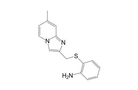 2-{[(7-methylimidazo[1,2-a]pyridin-2-yl)methyl]sulfanyl}aniline