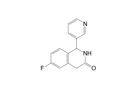 6-fluoranyl-1-pyridin-3-yl-2,4-dihydro-1H-isoquinolin-3-one