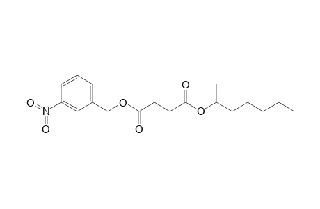 Succinic acid, hept-2-yl 3-nitrobenzyl ester