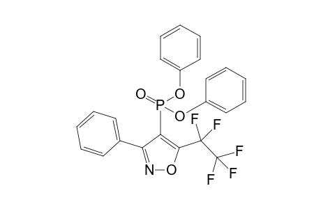 4-Diphenoxyphosphoryl-5-(1,1,2,2,2-pentafluoroethyl)-3-phenyl-1,2-oxazole