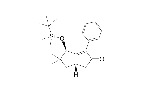 cis-5,5-Dimethyl-4-[[(1,1-dimethylethyl)dimethylsilyl]oxy]-3-phenyl-4,5,6,6a-tetrahydro-3-(trimethylsilyl)-2(1H)-pentalenone