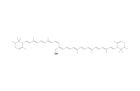 2,4,6,8,10,12,14,16-Heptadecaoctaen-1-ol, 2-[4,8-dimethyl-10-(2,5,6,6-tetramethyl-2-cyclohexen-1-yl)-1,3,5,7,9- decapentaenyl]-7,11,15-trimethyl-17-(2,5,6,6-tetramethyl-2-cyclohexen -1-yl)-, stereoisomer