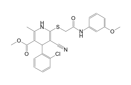 3-pyridinecarboxylic acid, 4-(2-chlorophenyl)-5-cyano-1,4-dihydro-6-[[2-[(3-methoxyphenyl)amino]-2-oxoethyl]thio]-2-methyl-, methyl ester