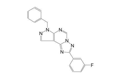 7-benzyl-2-(3-fluorophenyl)-7H-pyrazolo[4,3-e][1,2,4]triazolo[1,5-c]pyrimidine