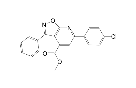 isoxazolo[5,4-b]pyridine-4-carboxylic acid, 6-(4-chlorophenyl)-3-phenyl-, methyl ester