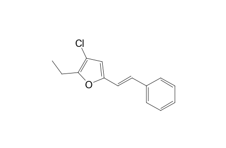 3-Chloro-2-ethyl-5-(styryl)furan
