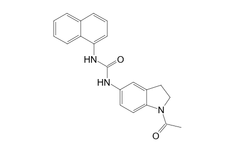 N-(1-acetyl-2,3-dihydro-1H-indol-5-yl)-N'-(1-naphthyl)urea