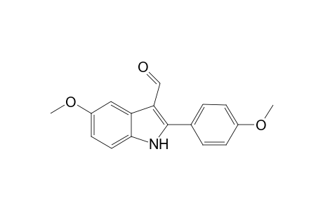 5-Methoxy-2-(4-methoxyphenyl)-1H-indole-3-carbaldehyde