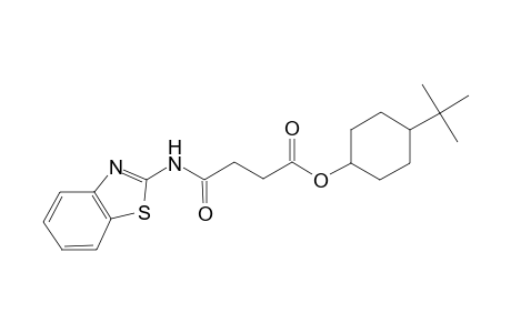 4-tert-Butylcyclohexyl 4-(1,3-benzothiazol-2-ylamino)-4-oxobutanoate