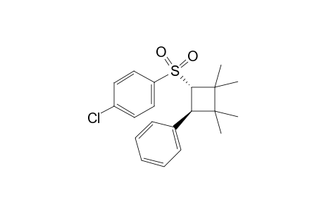 trans-1-Chloro-4-((2,2,3,3-tetramethyl-4-phenylcyclobutyl)sulfonyl)benzene