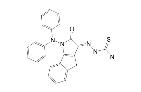 1-DIPHENYLAMINO-3-THIOSEMICARBAZONO-3,4-DIHYDROINDENO-[1,2-B]-PYRROL-2-ONE