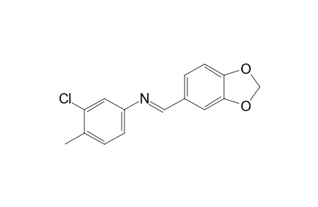 3-chloro-N-piperonylidene-p-toluidine