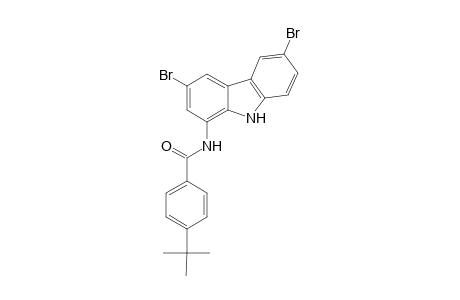 Benzamide, N-(3,6-dibromo-9H-carbazol-1-yl)-4-(1,1-dimethylethyl)-