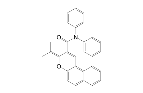 3-Isopropylidene-N,N-diphenyl-3H-naphtho[2,1-b]pyrane-2-carboxamide