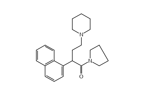1-[2-(1-NAPHTHYL)-4-PIPERIDINOBUTYRYL]PYRROLIDINE