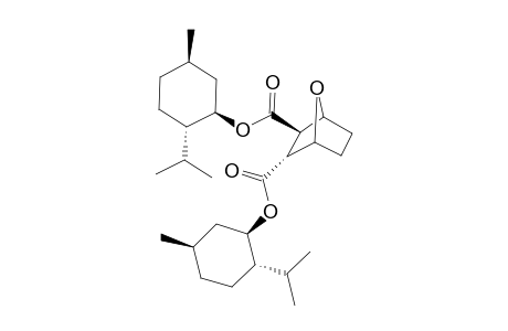 bis(1'R,2'S,5'R)-Menthyl) (2R,3R)-7-oxabicyclo[2.2.1]heptane-2-endo,3-exo-dicarboxylate