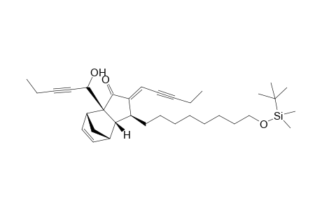 (8Z)-5-(8-tert-Butyldimethylsilyloxyoctyl)-4-(pent-2-yn-1-ylidene)-2-(1-hydroxypent-2-yn-1-yl)-3-oxotricyclo[5.2.1.0(2,6)]dec-8-ene