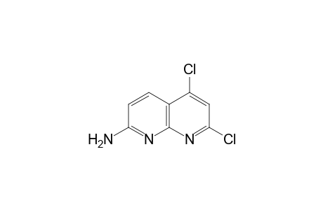 1,8-Naphthyridin-2-amine, 5,7-dichloro-