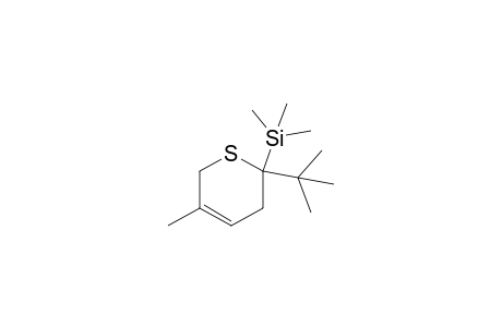 5-Methyl-2-t-butyl-2-trimethylsilyl-3,6-dihydro-2H-thiopyran