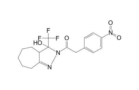 1-[3-hydroxy-3-(trifluoromethyl)-3a,4,5,6,7,8-hexahydrocyclohepta[c]pyrazol-2-yl]-2-(4-nitrophenyl)ethanone