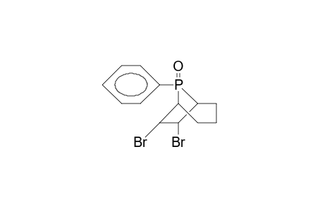 6a,7b-Dibromo-8E-phenyl-8a-oxo-phosphabicyclo(3.2.1)octane