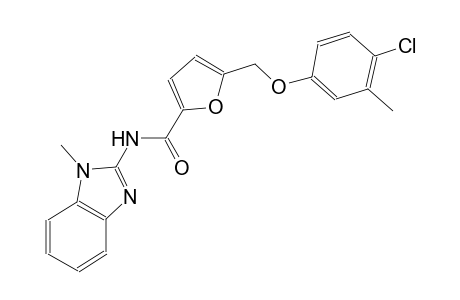 5-[(4-chloro-3-methylphenoxy)methyl]-N-(1-methyl-1H-benzimidazol-2-yl)-2-furamide