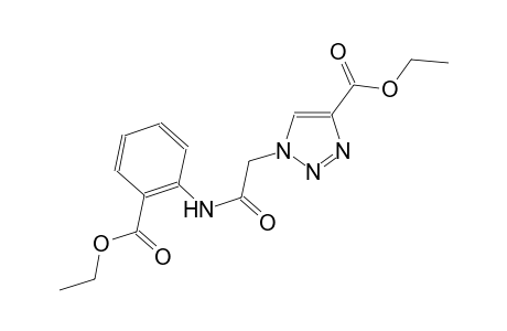 1H-1,2,3-triazole-4-carboxylic acid, 1-[2-[[2-(ethoxycarbonyl)phenyl]amino]-2-oxoethyl]-, ethyl ester