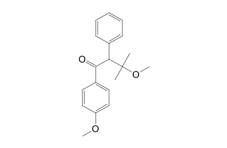 3-Methoxy-1-(4-methoxyphenyl)-3-methyl-2-phenylbutan-1-one