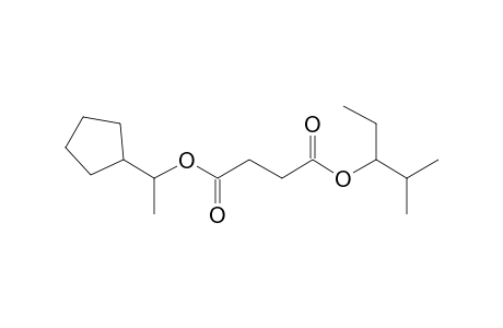 Succinic acid, 2-methylpent-3-yl 1-cyclopentylethyl ester