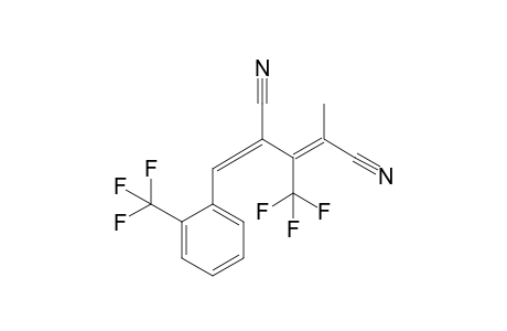 (2Z,4E)-4-Cyano-3-trifluoromethyl-5-(2-trifluoromethylphenyl)-2-methylpentadiennitrile