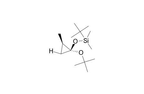 cis-1-tert-Butyloxy-1-(tert-butyldimethylsilyloxy)-2-methylcyclopropane