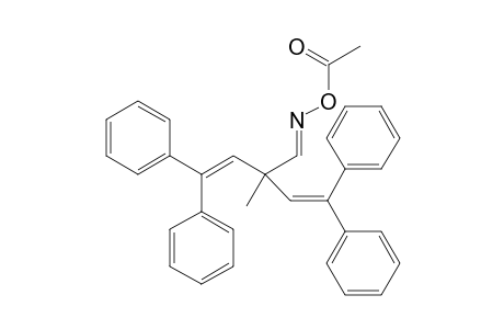 2-(2,2-Diphenylvinyl)-2-methyl-4,4-diphenyl-3-butenal Oxime Acetate