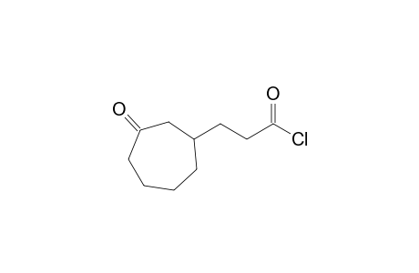 3-(3-ketocycloheptyl)propionyl chloride